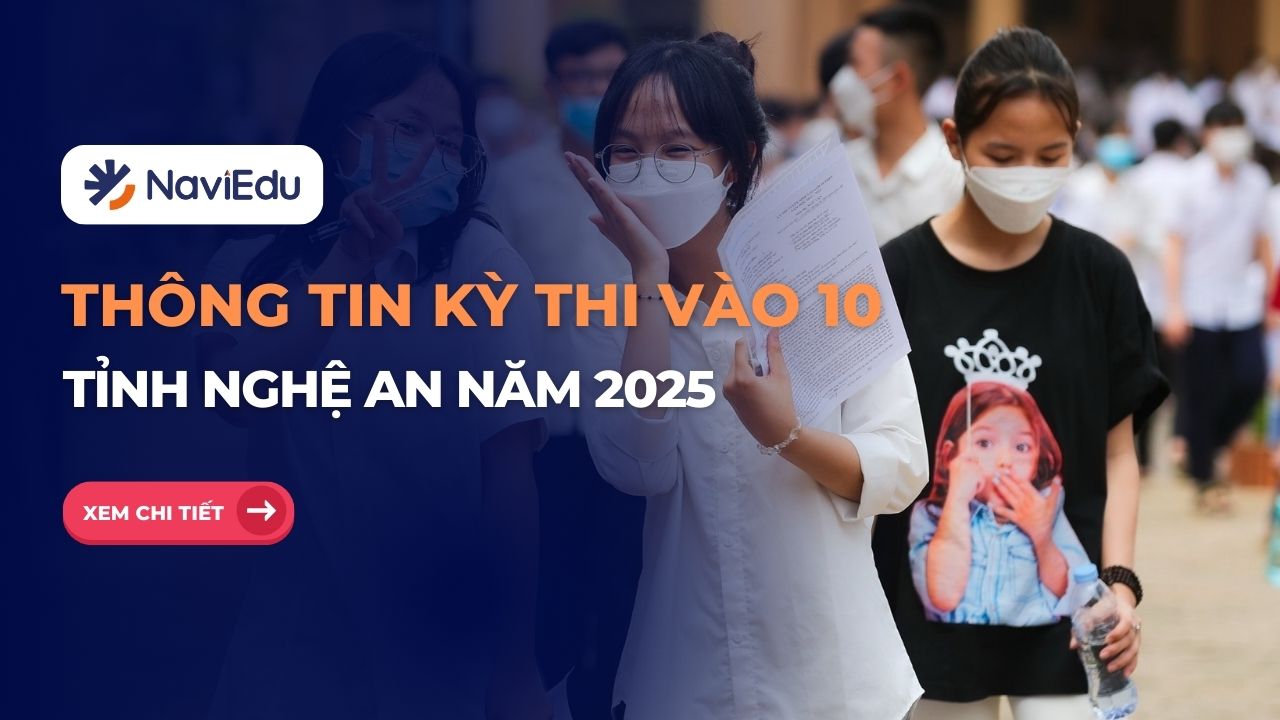 Thông tin kỳ thi vào lớp 10 THPT năm 2025-2026 – Tỉnh Nghệ An
