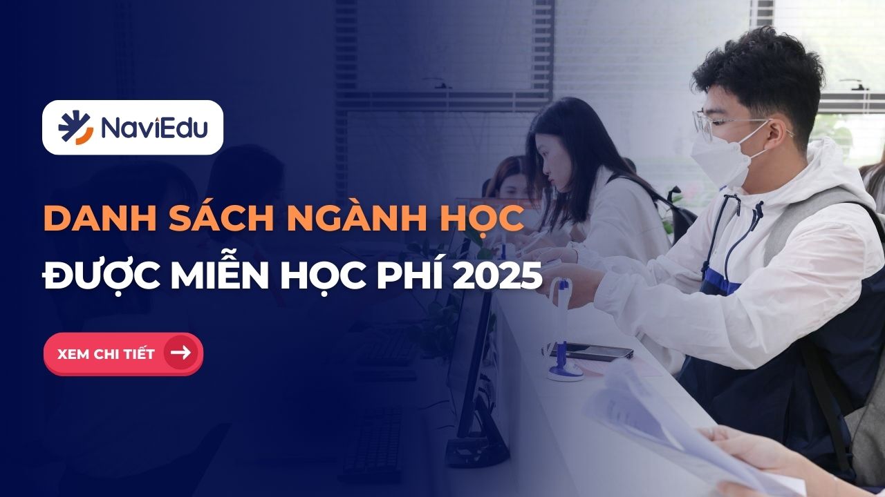 Danh sách ngành học được miễn học phí năm 2025