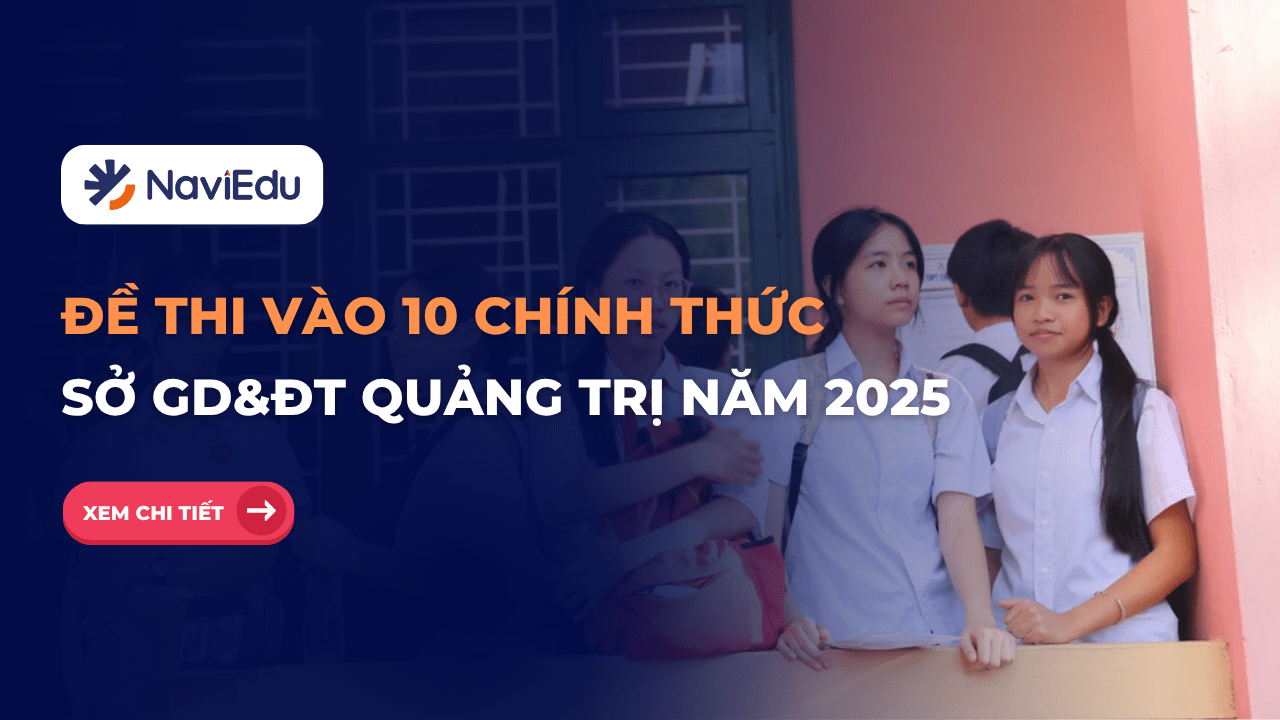 Đề thi tuyển sinh vào lớp 10 năm 2025-2026 – Sở GD&ĐT Quảng Trị