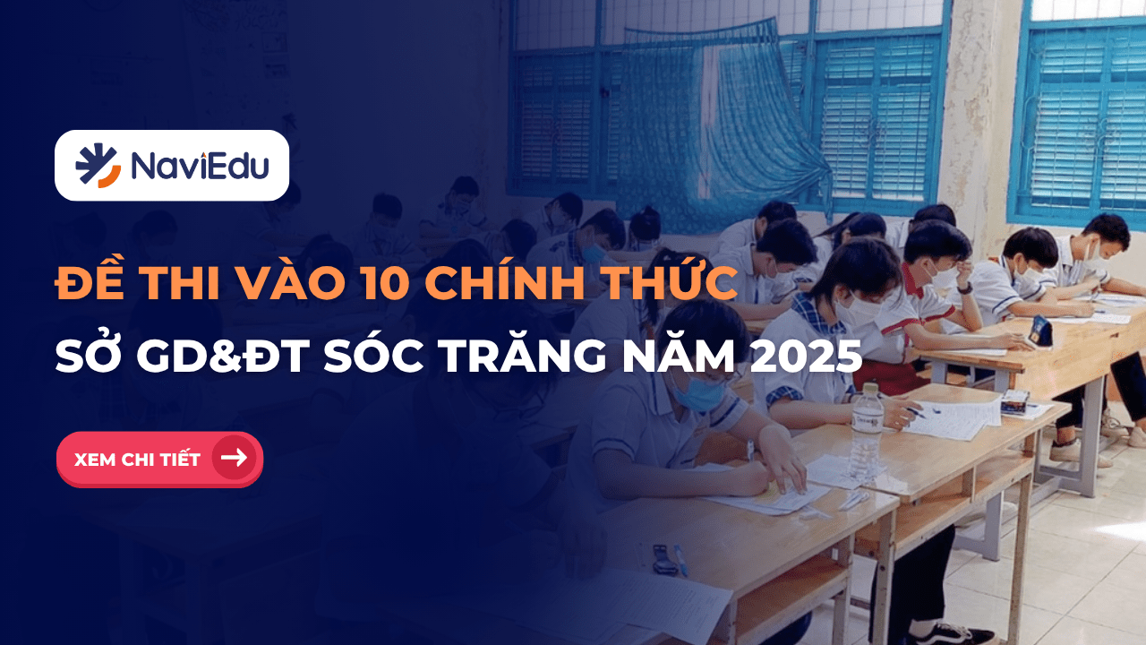 Đề thi tuyển sinh vào lớp 10 năm 2025-2026 – Sở GD&ĐT Sóc Trăng