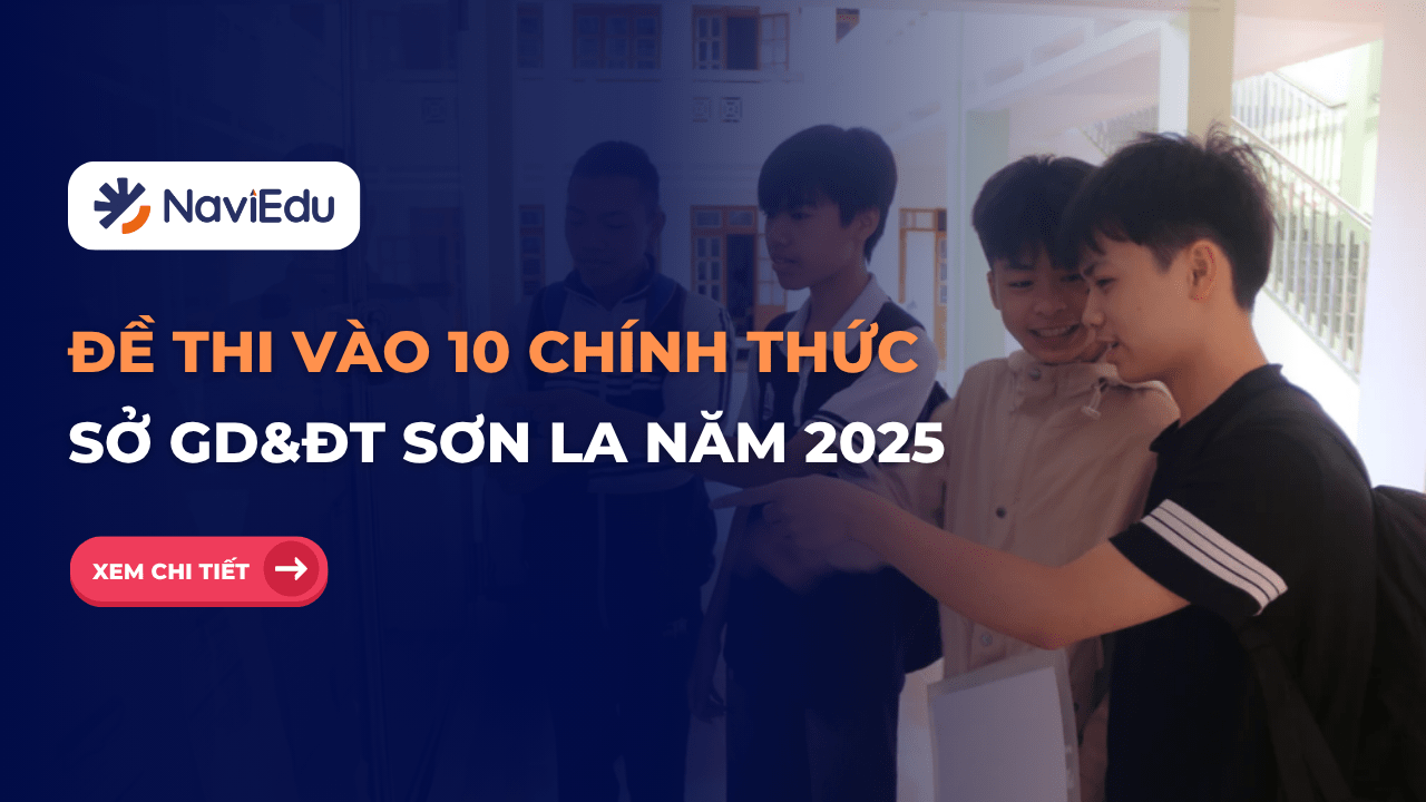 Đề thi tuyển sinh vào lớp 10 năm 2025-2026 – Sở GD&ĐT Sơn La