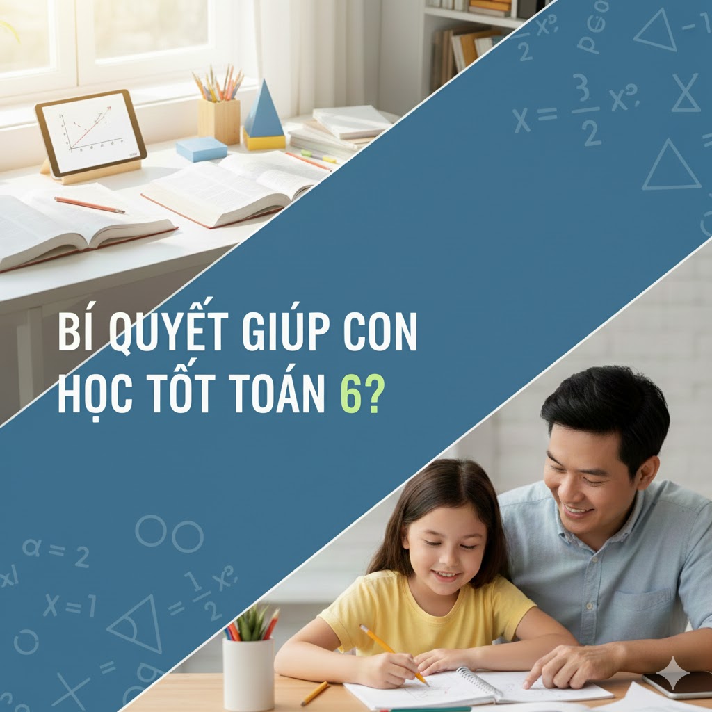 Học tốt Toán 6 – các lưu ý quan trọng phụ huynh cần biết để đồng hành cùng con