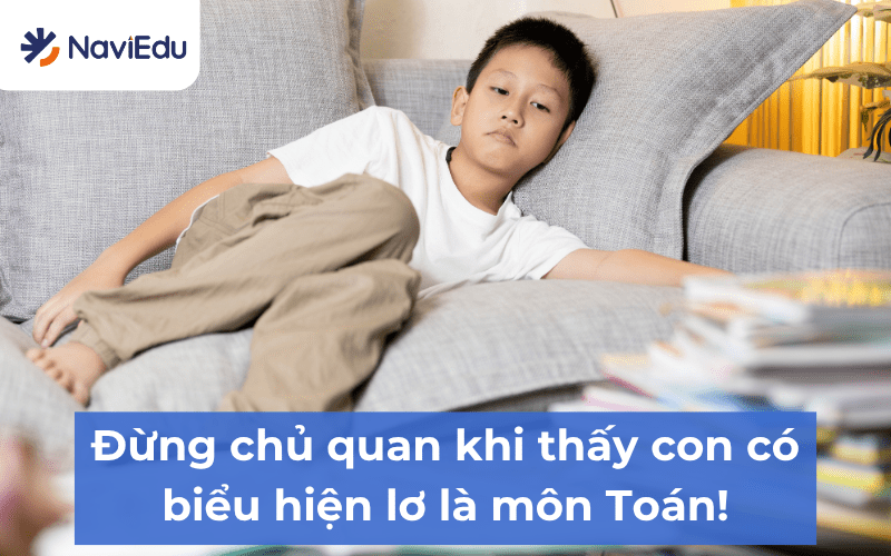 Hậu quả nếu không kịp thời can thiệp khi con mất gốc Toán là điểm số trượt dốc không phanh